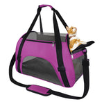Load image into Gallery viewer, PcEoTllar Cat Carrier Airline Approved Pet Carrier, Dog Carrier, Puppy Carrier, Kitten Carrier, Purple

