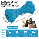 Load image into Gallery viewer, PcEoTllar Interactive Dog Chew Toy, Squeaky Treat Dispensing Dog Enrichment Toy, Bleef Flavor, Blue
