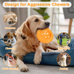 Load image into Gallery viewer, PcEoTllar Dog Toys for Aggressive Chewers, Natural Rubber Dog Chew Toys, Slow Feeder Dog Bowl,Yellow
